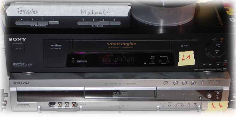 DVD und VHS Rekorder